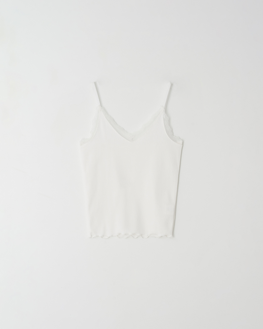 [4TH]Lace sleeveless(2color)