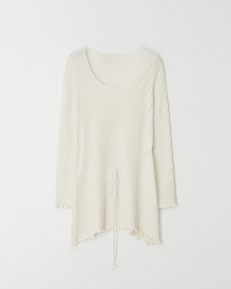 [6TH]Lily eyelet knit dress(2color)